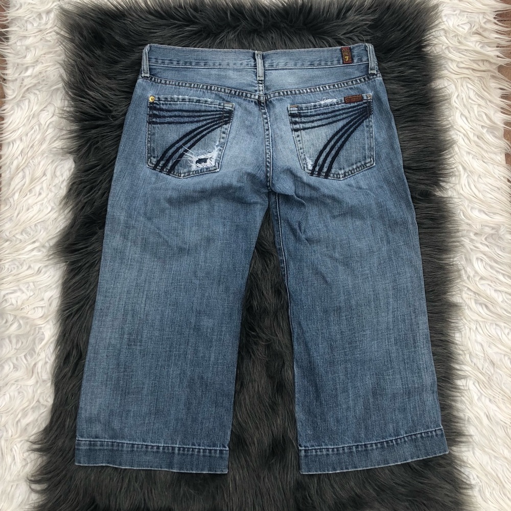 7Fam dojo cropped jeans